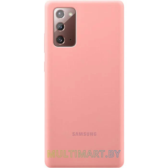 Чехол Samsung Silicone Cover для Galaxy Note 20 (бронзовый)